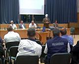 A Balaton-parti polgárőr szervezetek képviselői tartottak értekezletet a hévízi Városházán. Bár...