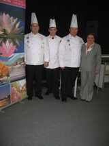 Remekül szerepeltek Hévíz szakácsai a 2012 októberében Erfurtban  megrendezett Szakácsolimpián....