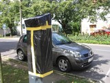 A fóliával letakart, üzemen kívül helyezett parkolóórák is jelzik, hogy szeptember 1–étől a hév...