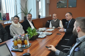 Üzleti célú tárgyalást folytatott ma a városházán Papp Gábor polgármester török vállalkozókkal.