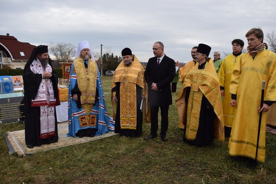 Ortodox templom alapkövét tették le városunkban december 27-én.